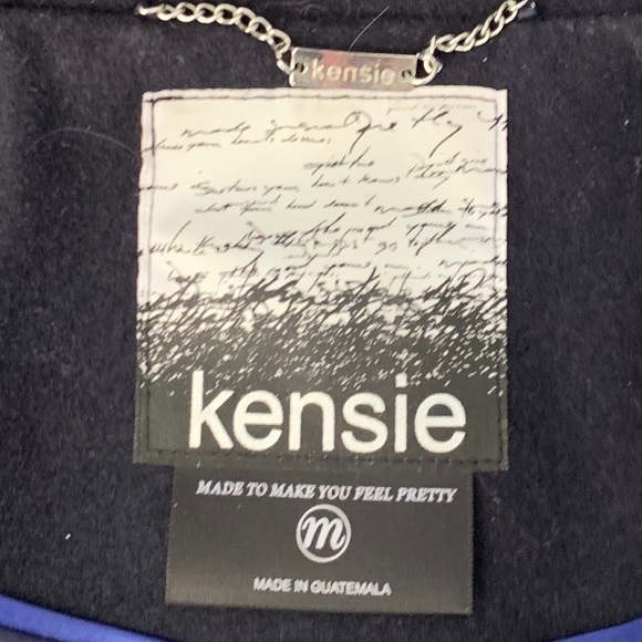 Kensie blue and blue tweed coat. - Picture 6 of 8